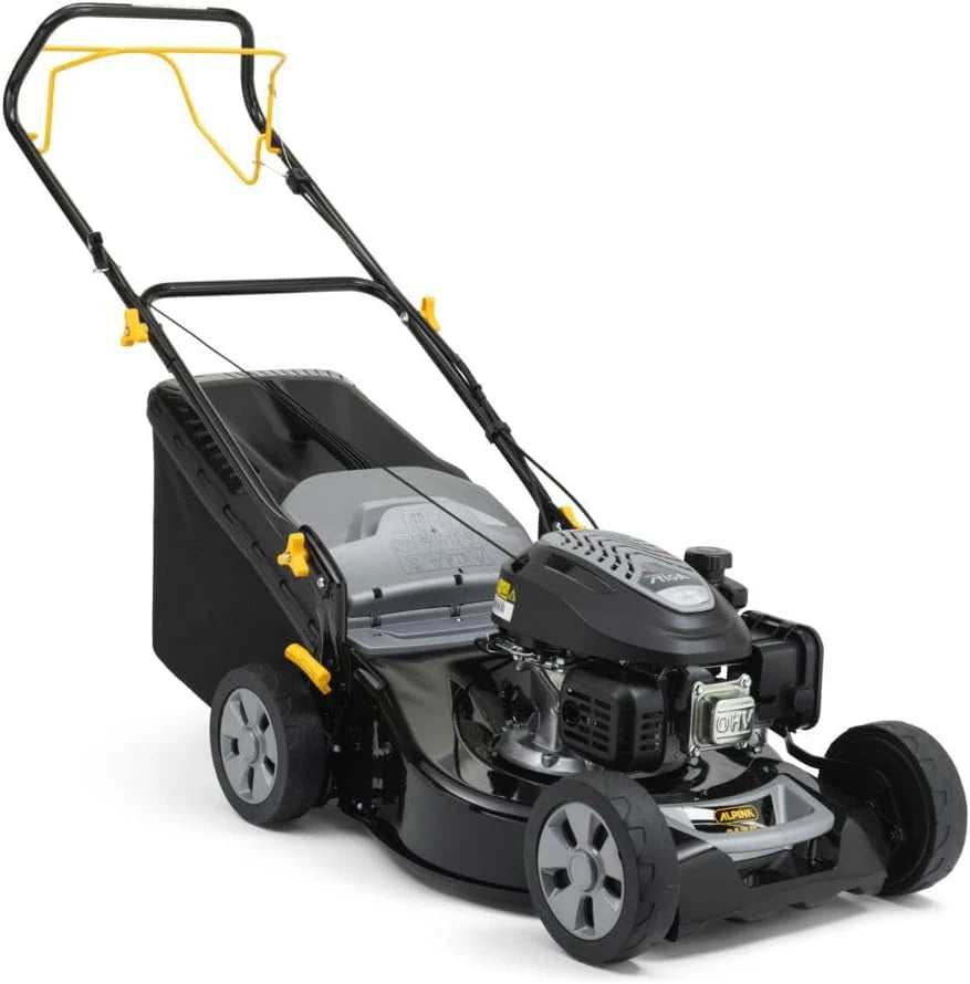 Alpina tondeuse essence AL5 46 SA, 46cm, traction, panier 60L